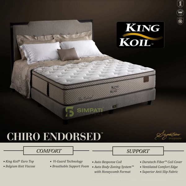 King Koil spring bed diskon s/d 60